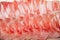 Seafood red snapper fish meat sliced