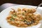 Seafood Risotto , traditional italian rice