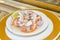 Seafood salad shrimp ocotpus caracol c