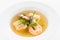 Seafood soup recipe assorted shellfish plate