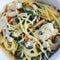 Seafood spinach pasta creamy