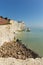 Seaford East Sussex uk stunning beautiful white chalk cliffs