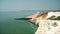 Seaford. Summer. Beach along the white cliffs