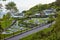 The Seafront gardens of Lyme Regis. West Dorset. England