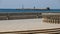 Seafront of Livorno. The  Mascagni terrace is a famous place and meeting place for the citizens of the Tuscan city