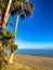 seafront promenade in the sunny day. Marbella resort city. Malaga, Spain