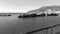 Seafront Salerno in black and White