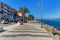 Seafront of seaport town Porto Santo Stefano in Monte Argentario. Tuscany. Italy