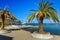 Seafront of seaport town Porto Santo Stefano in Monte Argentario. Tuscany. Italy