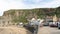 The seafront of Staithes fishing village