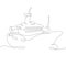 Seagoing vessel, boat, ship