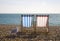 Seagul and Deckchairs, Brighton