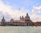 Seagull and Basilica Santa Maria della Salute, Venice, Italy