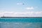 Seagull, lighthouse and breakwater