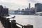 Seagull on a Perch along the East River at Roosevelt Island in New York City