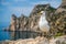 Seagull standing with a funny face looking