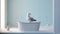 Seagull In A Tub: A Minimalist Surrealist Photography