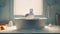 Seagull In A Tub: A Surrealist Photography Style With Natural Light