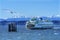 Seagull Washington State Ferry Boat Olympic Mountain Range Edmonds Washington