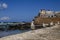 Seagulls Guarding Moroccan Castle by the Sea