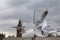 Seagulls on South Bank London