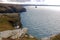 Seagulls on tintagel coast