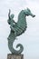 Seahorse and boy statue Puerto Vallarta seafront