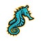 Seahorse Mascot