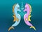 Seahorses in Love