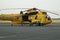 Seaking helicopter, military search and rescue on airfield