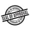 Seal Of Approval rubber stamp