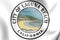 Seal of Laguna Beach California state, USA. 3D Illustration