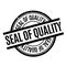 Seal Of Quality rubber stamp