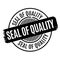 Seal Of Quality rubber stamp