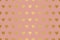 Sealess gold hearts pattern with pink background