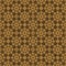 Seamlass brown tone colorful Islamic pattern of a mosaic in Moroccan style.