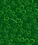 Seamless 3D green paper cut Pattern Clover for St Patrick`s Day, Shamrock wrapping paper, ornament clover foliage