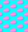 Seamless 3d rendern isometric pattern.  Minimal design. Heart biscuit. Sweet candy shop, Valentine`s Day, birthday party concept