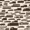 Seamless abstract background with many cars.