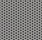 Seamless abstract background metallic honeycomb - hexagons with holes.