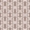 Seamless abstract beige and brown flower pattern.