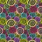 Seamless abstract curly wave pattern