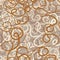 Seamless abstract curly wave pattern