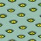 Seamless abstract eyes pattern. Vector psychedelic background