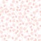 Seamless abstract floral herbs pattern. Ornge background.