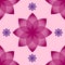 Seamless abstract flower pattern by blends.