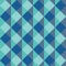 Seamless abstract geomatric pixel blue diamond pattern