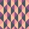 Seamless abstract geomatric pixel pink diamond pattern