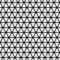 Seamless abstract geometric triangle form facet pattern.