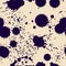 Seamless abstract grunge vector seamless pattern. Artistic splash blots. Spots ink stains background.